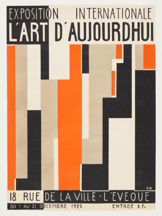 Affiche de l’Exposition internationale L’art d’aujourd'hui, 1925